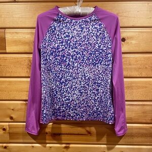 Land’s End Kids XL Long Sleeve Swim Shirt UPF 50